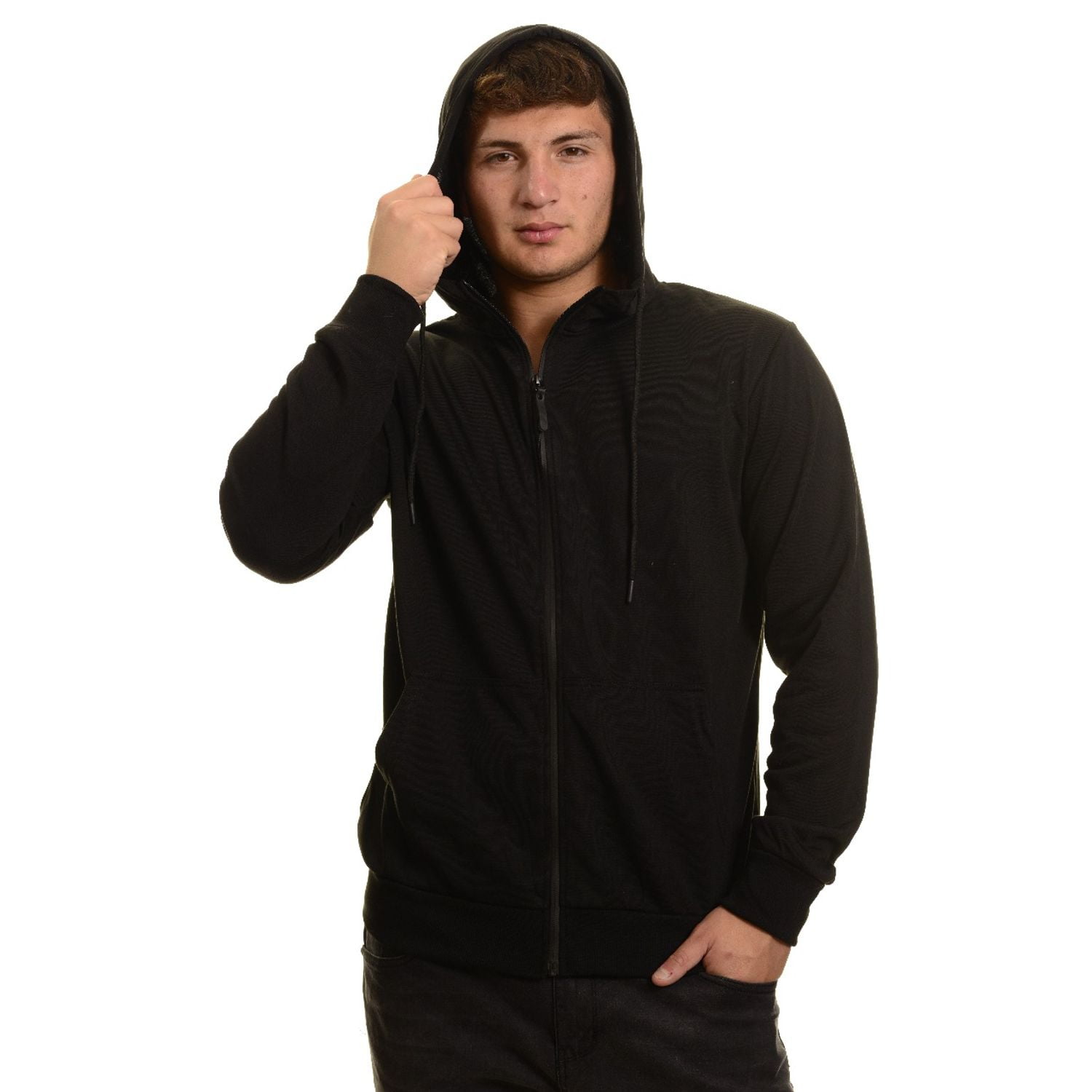 Likeshop - Polerón Canguro Hombre Con Cierre Primavera Verano 7614