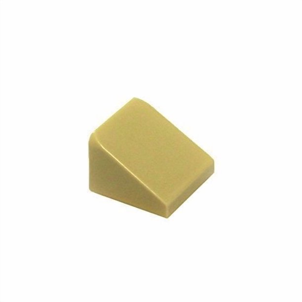 Piezas y piezas de LEGO, color canela (amarillo ladrillo), 1 x 1 x 2, 30 pendientes, 50