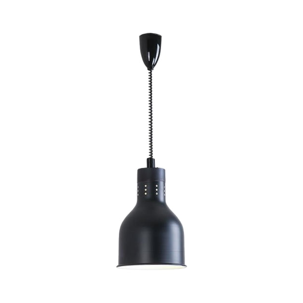 Lámpara Para Calentar Alimentos, Lámpara Retráctil Colgante Para Calentar Alimentos Calientes, Para Cocina, Catering, Color Negro