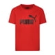 thumbnail image 1 of Camiseta con el logotipo número 1 de Puma para niños, roja, algodón/poliéster, 3T, 1 of 5