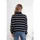 thumbnail image 3 of Sweater Mujer Tejido Semi Corto Otoño Invierno Cuello con Cierre 7019, 3 of 3
