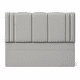 thumbnail image 2 of Respaldo De Cama 2 Plazas Milano Gris Claro, 2 of 3