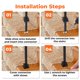 thumbnail image 4 of Baluster Shoes Sidasu, paquete de 10 unidades, para balaustres de 1/2 cuadrado, 4 of 7