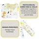 thumbnail image 2 of Saquito Dormir Bebe Tog 1,0 Con Pie Algodon Liviano Saurios amarillo M, 2 of 7