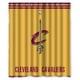 thumbnail image 1 of Cortina de ducha de baloncesto de los Cleveland Cavaliers Ballation, juego de cortina de baño con ganchos, tamaño 60 x 72 pulgadas, 1 of 3
