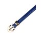 thumbnail image 2 of INSPIRE CHIC Cinturón Delgado de Cuero PU para Mujeres, Cinturones de Cintura Delgada con Hebilla de Metal Dorado Azul Oscuro, 2 of 6