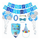 thumbnail image 2 of Kit Decoración Cumpleaños Para Perro Bandana Gorro Globos, 2 of 6