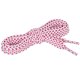 thumbnail image 2 of INSPIRE CHIC Cordones de Zapatos Unisex de Doble Capa Huecos para Zapatillas 120 cm/47.2" Blanco-Rojo, 2 of 4