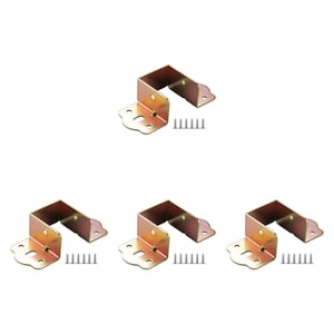 Bothyi - 4 Soportes Para Barandilla De Cama, Soportes Para Marco De Cama, Herrajes Para Marco De Cama De 40 Mm