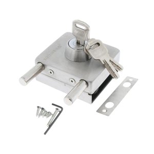 Magideal - Cerradura De Puerta De Vidrio, Cerradura De Puerta Corredera De Empuje, Cerradura De Seguridad Antipérdida De Alto Rendimiento Premium Para Cuarto De