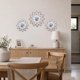thumbnail image 2 of Set 3 Marcos De Espejos Flor De Loto Blanco Deco Grande, 2 of 9