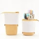thumbnail image 3 of Retractable PU Corduroy Pencil Holder: Portable Stationery Organizer with Zipper for Students, Boys, Girls, and Adults, 3 of 5