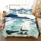 thumbnail image 1 of Home Living Luxury DRAMAtical Murder Bedding Set Cartoon three-piece set Adult Kid Bedroom Duvet cover Sets Anime Bed Sheets, 1 of 5