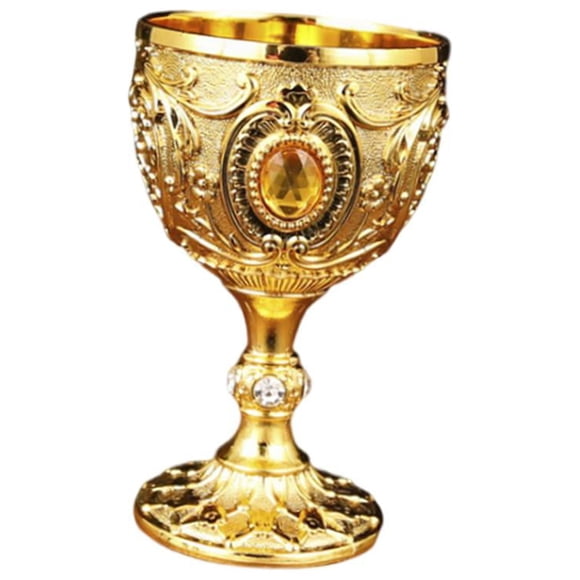 de Metal, copa de 30ml de estilo Medieval, altura duradera de 70mm, diámetro de 43mm para boda, regalo de inauguración de la casa, adorno Estilo E