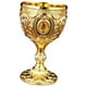 thumbnail image 2 of Mini Copa De Vino De Metal Vintage, Copa De Vino De 30ml, Reutilizable, Inastillable, Estilo Medieval, Estilo E, 2 of 3