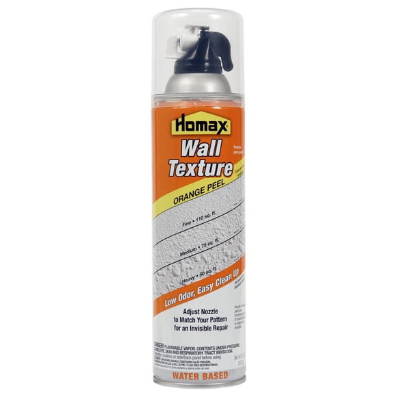 Cáscara de naranja a base de agua Homax 4092 con textura en aerosol, 600 ml