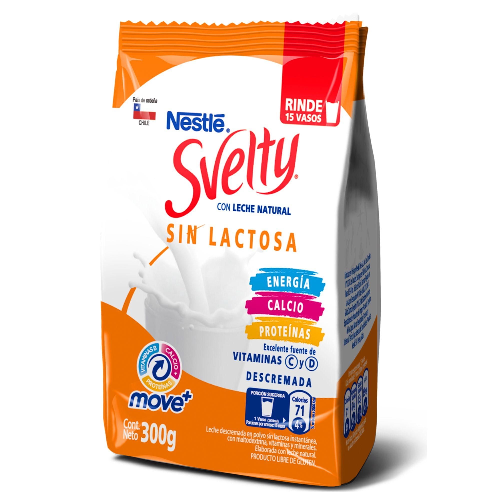 Leche En Polvo Sin Lactosa 300 g Svelty