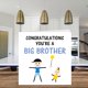 thumbnail image 3 of Tarjeta de bebé Stuff4 5.7 x 5.7 pulgadas – Hermano mayor, 3 of 7