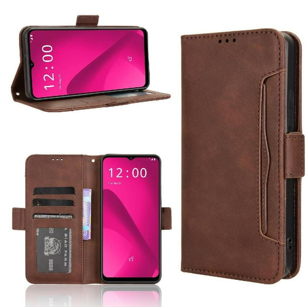 Funda Tipo Billetera FOXDOCK para T-Mobile T Phone 2 5G – Tapa Flip con Tarjetero