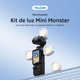 thumbnail image 2 of Mini Luz Monstruo LED para Cámara DJI Osmo Pocket 3 y 4, 2 of 7