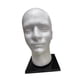 thumbnail image 4 of Mannequín De Espuma Cabeza De Cabello Blanco Pantalla De Listón Para Sombreros De Cabeza De Joyería, 4 of 5
