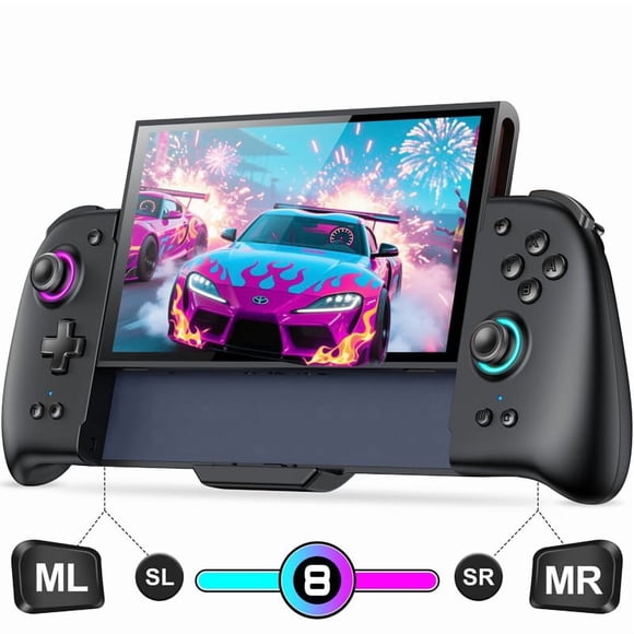 Controlador Switch 2 LIFUFUTEE Inalámbrico Pro Hall Effect RGB