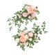 thumbnail image 1 of 2 Piezas De Flores Artificiales De Arco De Boda Decorativas Para Mesa De Ventana Boda Rosa, 1 of 5