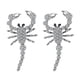 thumbnail image 4 of Pendientes Largos De Escorpión Exagerados Bling Para Concierto Halloween Cumpleaños, 4 of 5