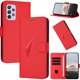 thumbnail image 1 of Funda Cartera Fibra de Carbono para Samsung Galaxy A72 4G con Soporte y Cierre Magnético Rojo, 1 of 6