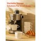 thumbnail image 5 of Juego de 6 tazas de café Sweese 300 ml blancas apilables, 5 of 6