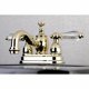 thumbnail image 2 of Grifo de baño Kingston Brass KS7102WLL de 4 pulgadas, de centro, 4.5 LPM, 2 of 4