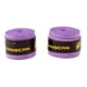thumbnail image 4 of 2 piezas antideslizante absorción de sudor tenis raqueta de bádminton sobregrip púrpura, 4 of 5