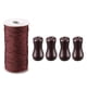 thumbnail image 3 of Cable De Sombra De Elevación Trenzado Marrón 55 Yardas/rollo Con 4 Piezas De Artesanía Colgante De Madera, 3 of 5