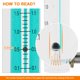 thumbnail image 3 of Medidor de Flujo de Aire JIAWANSHUN 0.1-1.5 LPM con Conector de Cobre, 3 of 7
