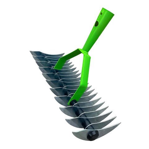 Magideal - Césped De Paja Rastrillo De Rastrillo De Rastrillo De Tareas Pesadas Rastrillo De Rastrillo De Rastrillo De Césped Por Rastrillo De Césped Que Afloja Cabeza