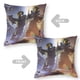 thumbnail image 2 of Halo Fundas de almohada de terciopelo con tema, regalos de funda de almohada, decoración para el hogar, cojín de lanzar, regalo de cumpleaños para fans y parejas. 45cm x 45cm., 2 of 6