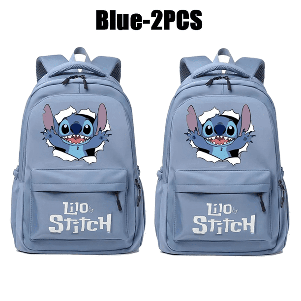 MINISO Stitch Backpack for Girl Boy Student Teenager Children Rucksack Kids Birthday Gift Women Casual School Bag