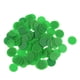 thumbnail image 1 of 100x Opaque Plastic Plastic Game Counters Tiddly Winks Numeracy Green, 1 of 3
