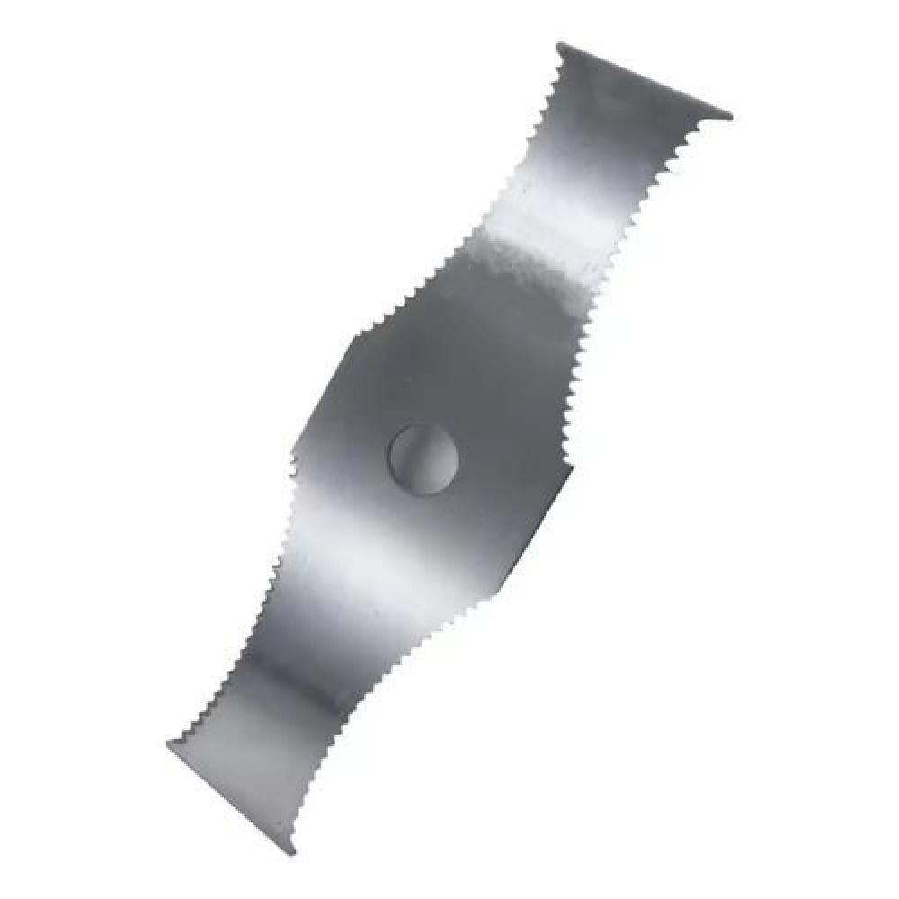 Genérica - Cuchilla 2 Puntas Con Dientes Para Desmalezadora China