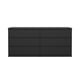 thumbnail image 1 of Cómoda Naia 6 Cajones 153.8X50X70.1 Cm Negro Mate, 1 of 10
