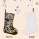 thumbnail image 3 of Undertale Tema: Calcetines de Navidad, fino lino blanco para colgar en escaleras y chimenea, decoración navideña para el hogar, regalo de Navidad.54cm×38cm, 3 of 5