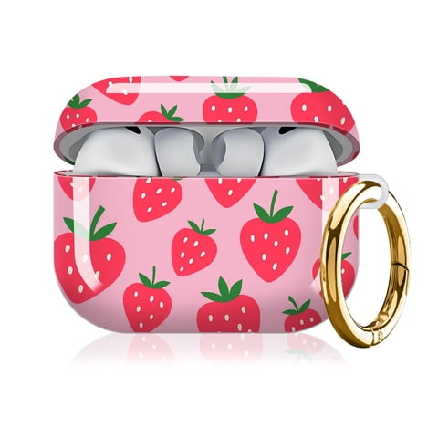 Funda A Prueba De Golpes Klcdorf Para Airpod Pro 3, Rosa Con