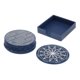 thumbnail image 5 of Posavasos De Bebidas De 8 Piezas Almohadillas De Taza De Cocina Soporte De Posavasos Decoración Del Hogar Posavasos Cuadrados Estante, 5 of 5