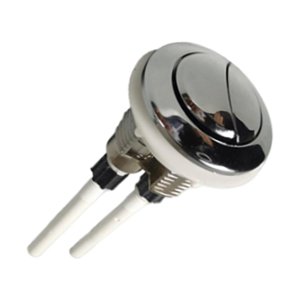 Magideal - Botón De Doble Descarga Para Tanque De Inodoro, Kit De Reemplazo De Válvula De Descarga De Inodoro, Accesorios, Botón Pulsador Lateral De Inodoro Domé 38 Mm