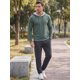 thumbnail image 2 of Camisetas con Capucha de Manga Larga Activas para Gimnasio Ligeras para Hombre XL Verde, 2 of 5
