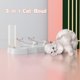 thumbnail image 3 of Cuencos Elevados Para Gatos Con 3 Platos Y Botella De Agua, 3 of 6