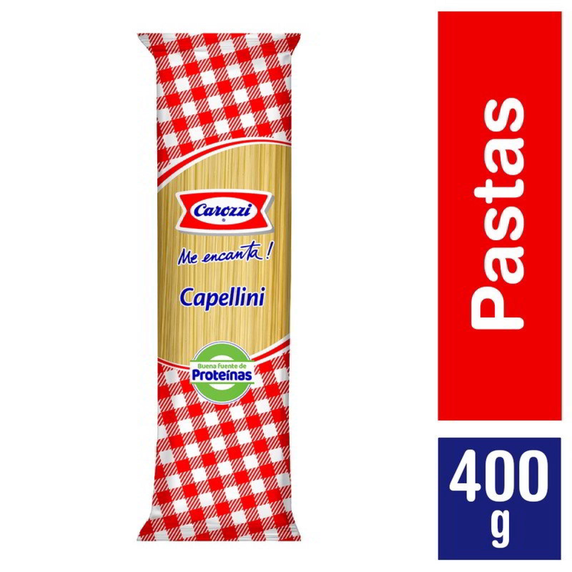 Fideo Pasta Capeliini N25 Bolsa, 400 g