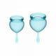 thumbnail image 1 of Set de 2 copas Menstruales Satisfyer Feel Good, 1 of 3