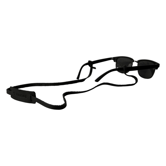 Strap de Lentes de Cuero Negro Tratur