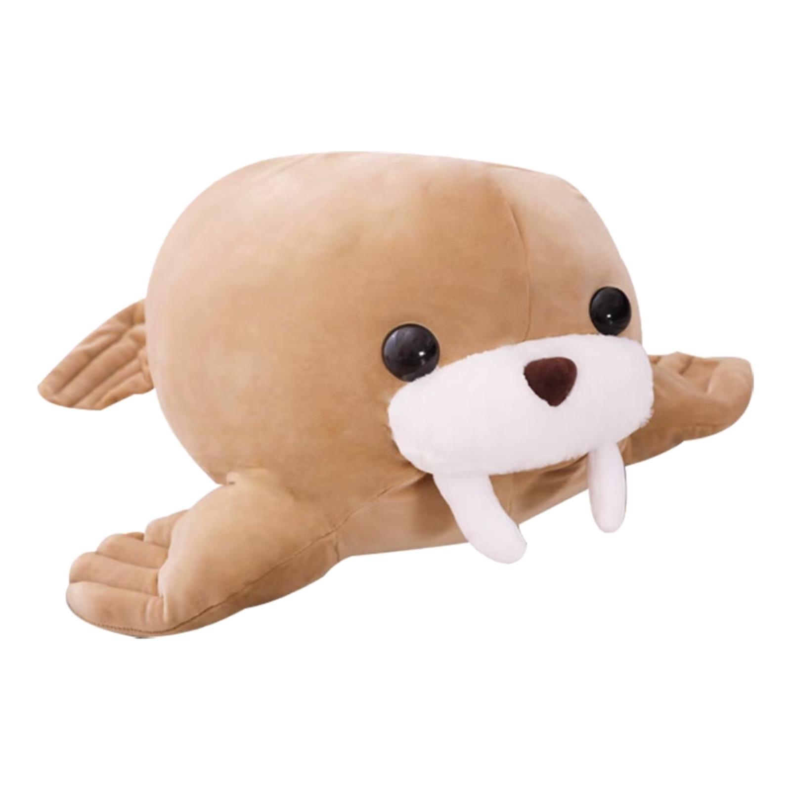 Magideal - Juguete De Peluche De Morsa De Dibujos Animados, Juguetes De Figuritas Novedosas, Muñecos De Animales De Peluche, Muñecos De Morsa, Juguetes De Peluch